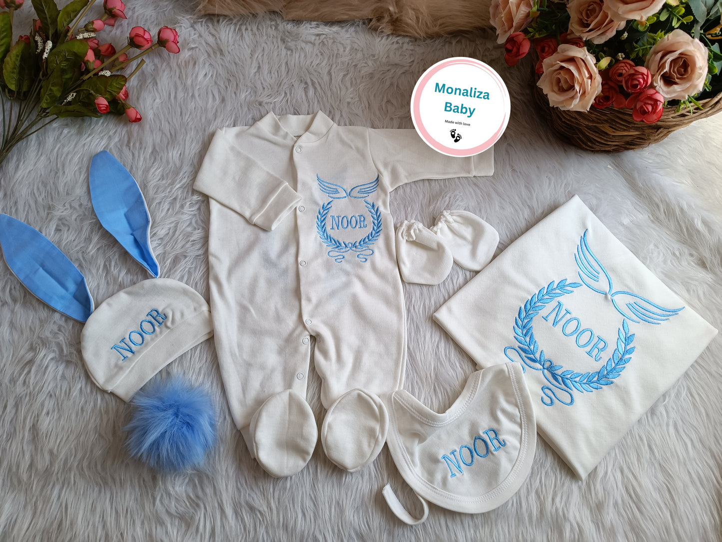 طقم استقبال بيبي ولد