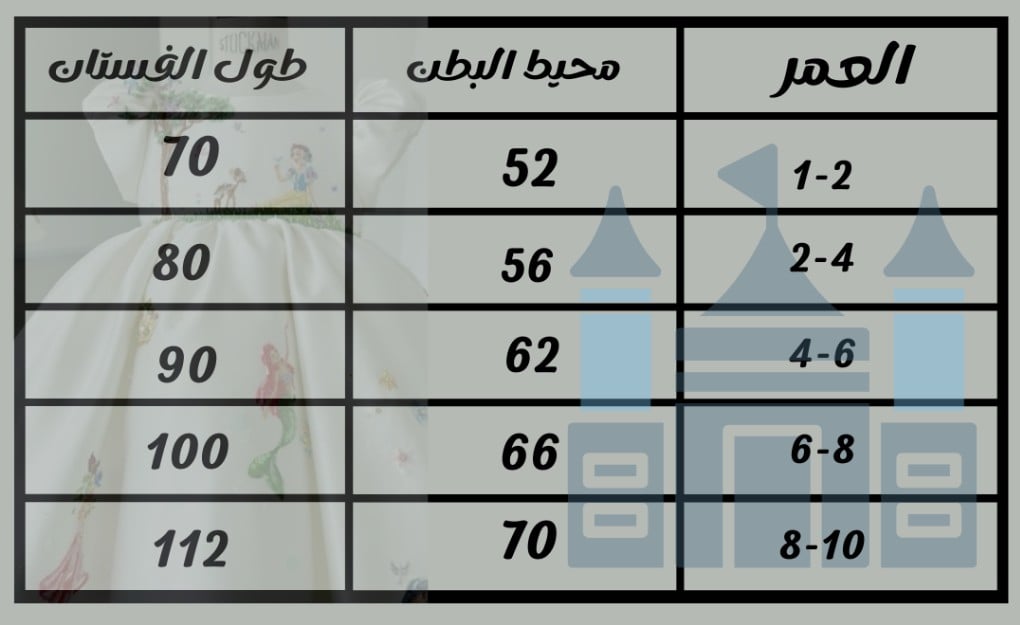 فستان أميرات ديزني✨